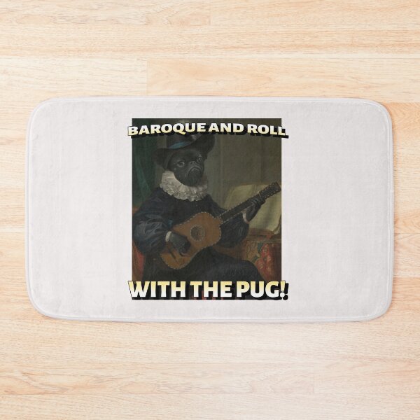 Item preview, Baroque and Roll with the Pug Black Pug designed and sold by SvenJ94.
