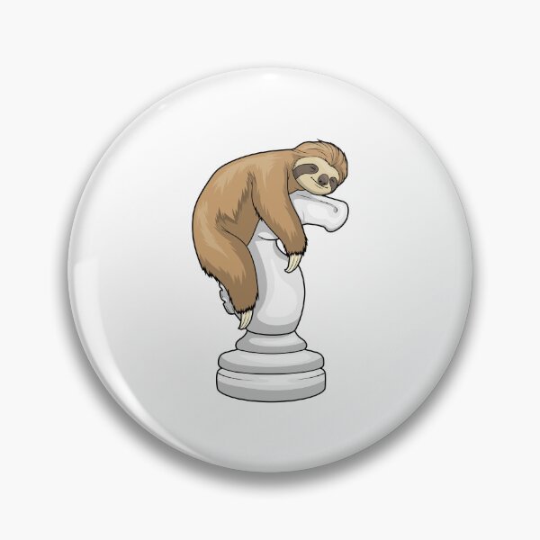 Artikelvorschau, Faultier Schachfigur Springer Schach entworfen und verkauft von Snabdesign84.