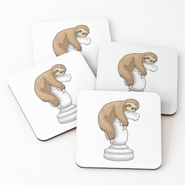Artikelvorschau, Faultier Schachfigur Springer Schach entworfen und verkauft von Snabdesign84.