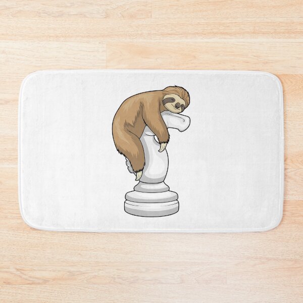 Artikelvorschau, Faultier Schachfigur Springer Schach entworfen und verkauft von Snabdesign84.