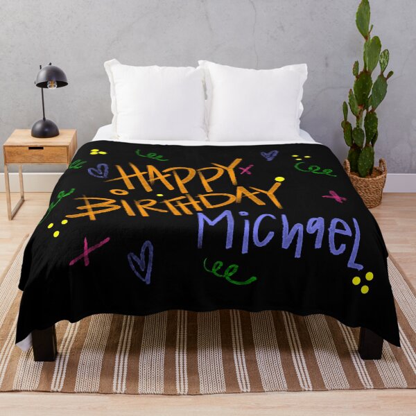Item preview, HAPPY BIRTHDAY MICHAEL CUSTOM NAME  designed and sold by GIVENGRACE.ART.