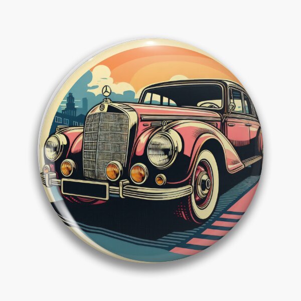 Item preview, Mercedes Benz Vintage Car wallpaper designed and sold by Expressions-Sel.