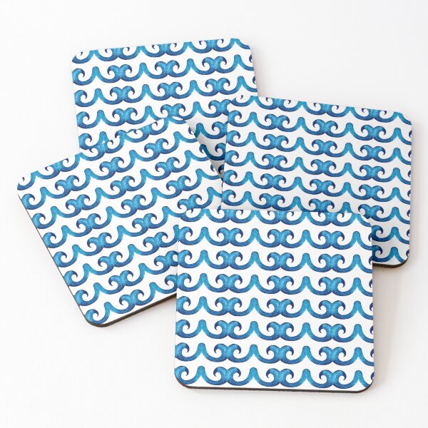 Item preview, Byzantine Waves, White and blue Version designed and sold by Alex  Blud.