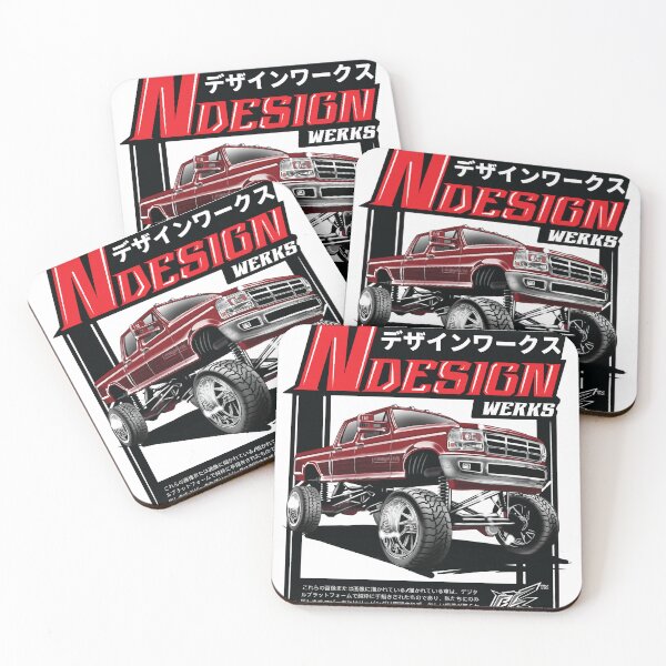 Item preview, ford f250 ranger lifted truck deep red  designed and sold by NaquashM.