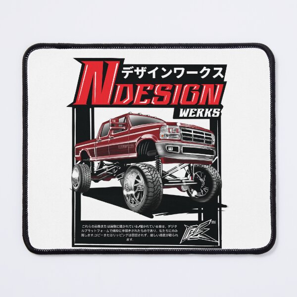 Item preview, ford f250 ranger lifted truck deep red  designed and sold by NaquashM.