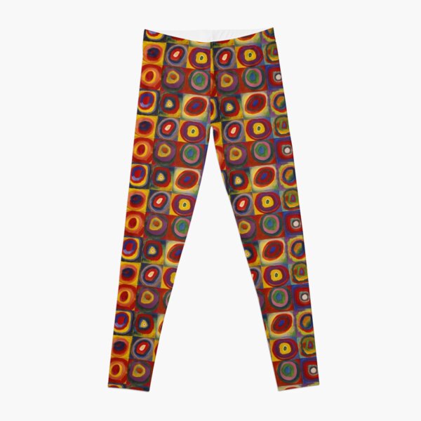 Wassily Kandinsky, Colour Study, Squares with Concentric Circles. Leggings