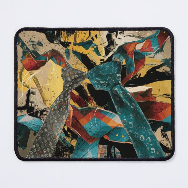 Item preview, Floating Ties and Suits – Abstract Vintage Art with a Modern Twist designed and sold by piketo.