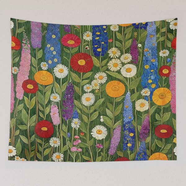 Item preview, Gustav Klimt Flower Garden designed and sold by maniacfitness.
