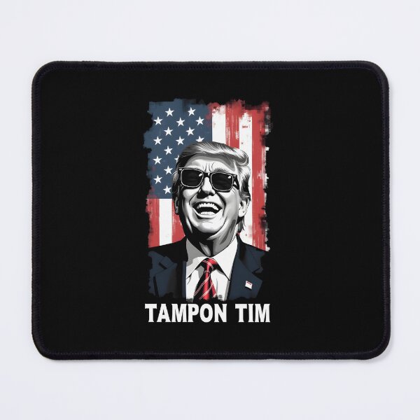Item preview, Tampon Tim Funny Trump Supporter designed and sold by HeadTurningArt.