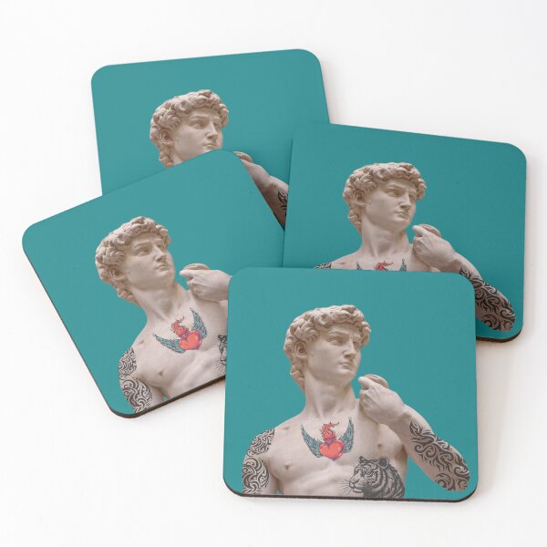 Item preview, Michelangelo's DAVID Heart Tattoo - ARTWORK ONLY Edition designed and sold by ChronicYoung.