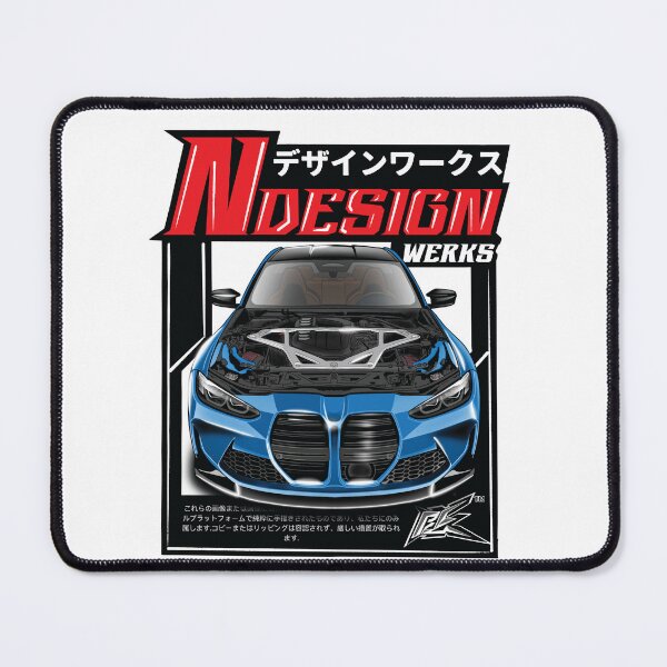 Item preview, german sports car open hood bonnet blue  designed and sold by NaquashM.