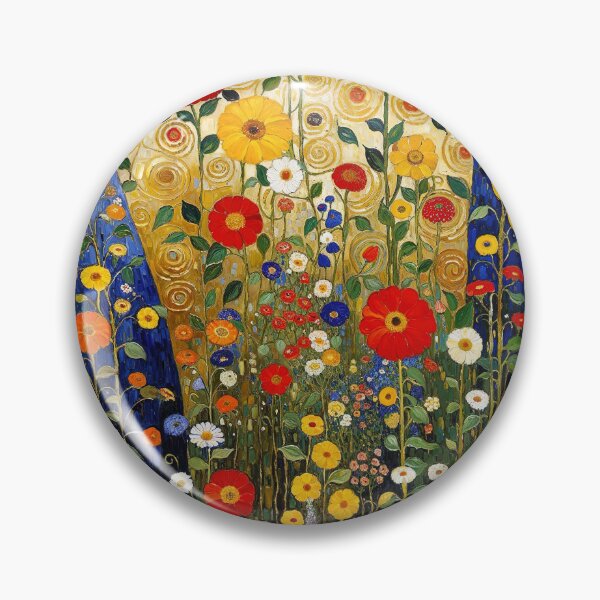 Item preview, Gustav Klimt Flower Garden designed and sold by maniacfitness.