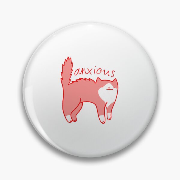 Item preview, anxious cat designed and sold by saacstix.