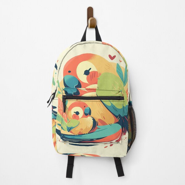 Item preview, Cute Parrot Mom and Baby Illustration designed and sold by Windy-market.