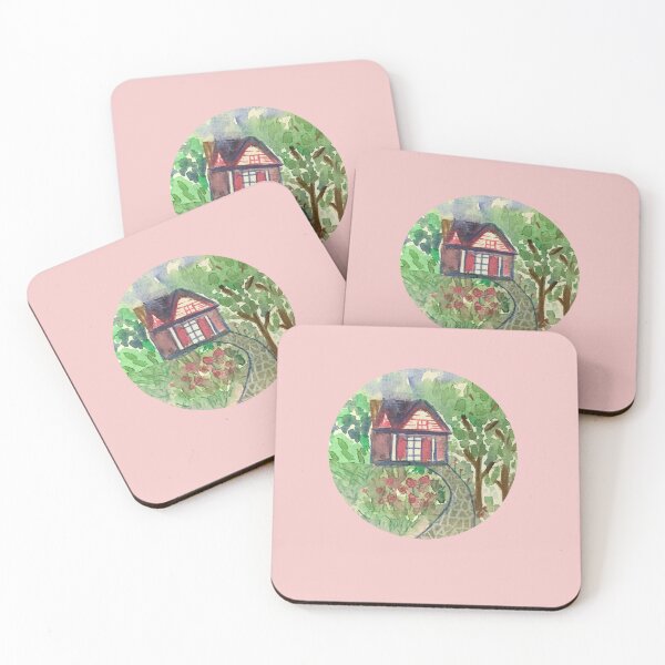 Item preview, Little house watercolor  designed and sold by altairaleon.