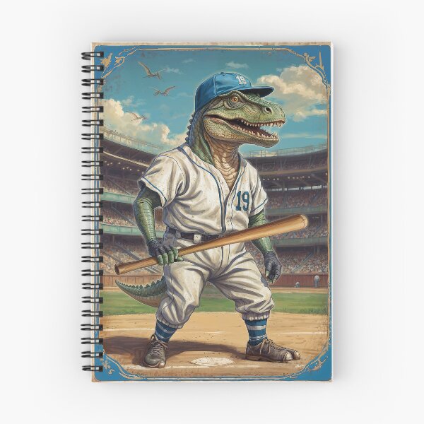 Item preview, Vintage Style Dinosaur Baseball Card Player 19 designed and sold by MudgeStudios.