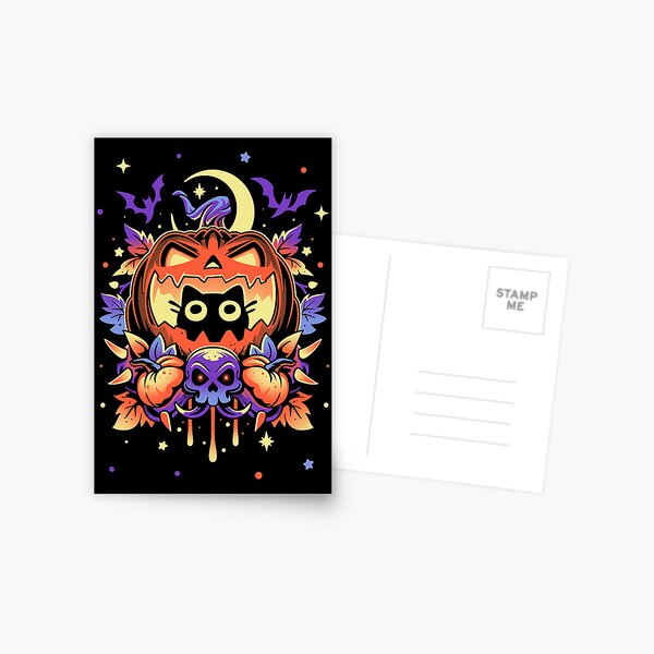 Item preview, Halloween Cat Hideout - Spooky Pumpkin designed and sold by Snouleaf.