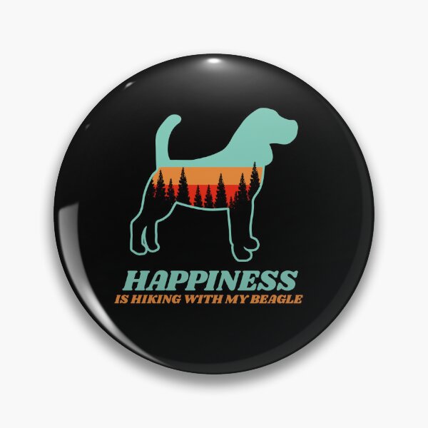Item preview, Happiness Is Hiking With My Beagle Gift designed and sold by Guarddogdrive.
