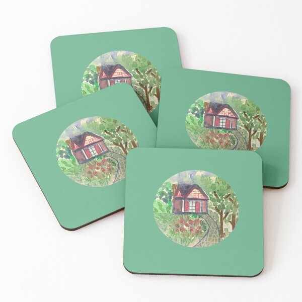 Item preview, Little house watercolor  designed and sold by altairaleon.