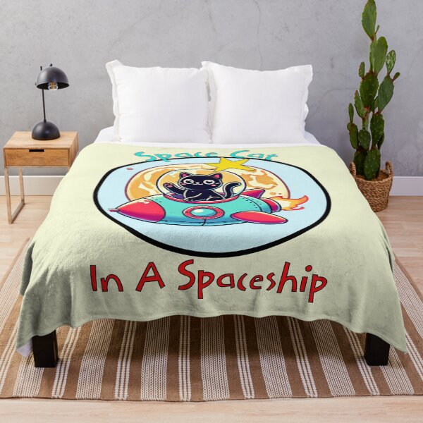 Item preview, Space Cat in a Spaceship - An Out-of-This-World Gift for Kids designed and sold by SportyAndArtful.