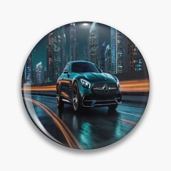 Item preview, Mercedes Benz wallpaper in the city designed and sold by Expressions-Sel.