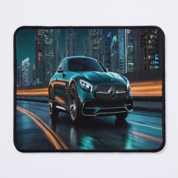Item preview, Mercedes Benz wallpaper in the city designed and sold by Expressions-Sel.