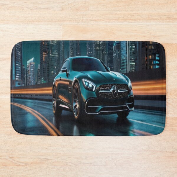 Item preview, Mercedes Benz wallpaper in the city designed and sold by Expressions-Sel.