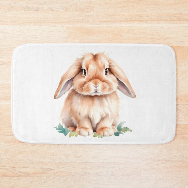 Item preview, Fluffy Bunny In Watercolor Style designed and sold by Adelberton.