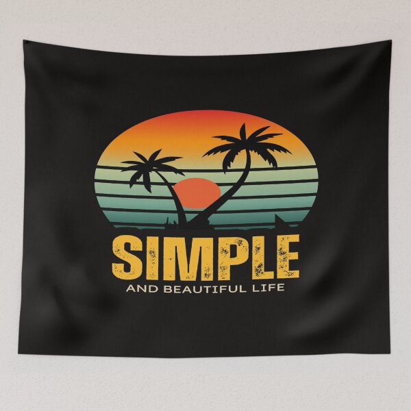 Item preview, SUNSET WITH PALM - SIMPLE AND BEAUTIFUL LIFE designed and sold by Nunaprettyshop.