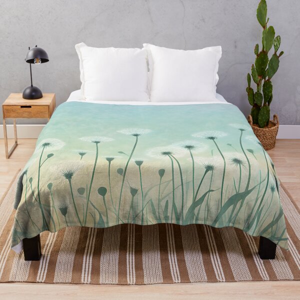 Item preview, Colorful Vibrant Blooming Meadow Flowers White designed and sold by Prints and Lifestyle.