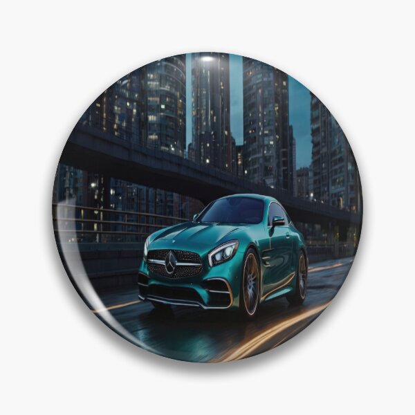 Item preview,  Mercedes Benz car wallpaper in the city designed and sold by Expressions-Sel.