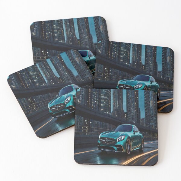 Item preview,  Mercedes Benz car wallpaper in the city designed and sold by Expressions-Sel.