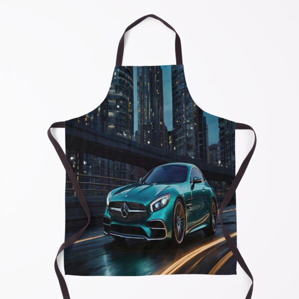 Item preview, Mercedes Benz car wallpaper in the city designed and sold by Expressions-Sel.