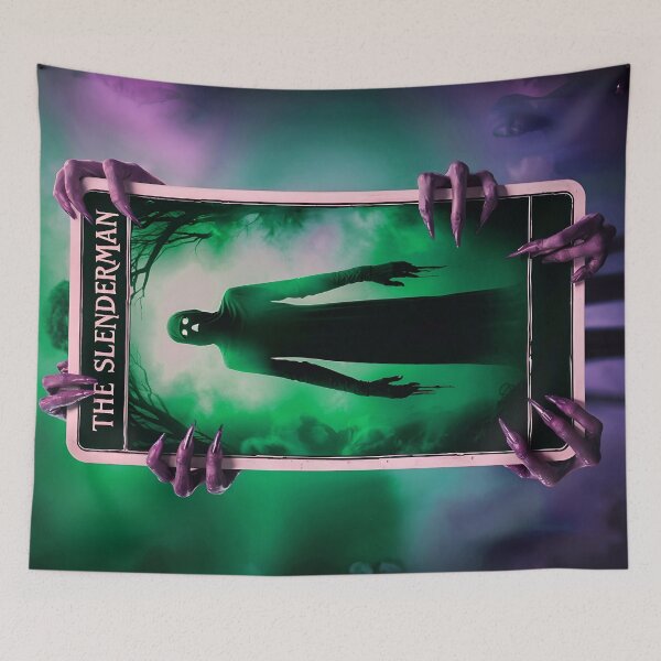Item preview, Slenderman Horror Style Tarot Card designed and sold by TheArtOfPat.