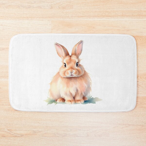Item preview, Fluffy Bunny In Watercolor Style designed and sold by Adelberton.