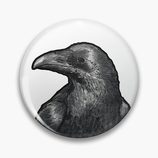 Item preview, Common Raven (Corvus corax) designed and sold by ItalianElephant.