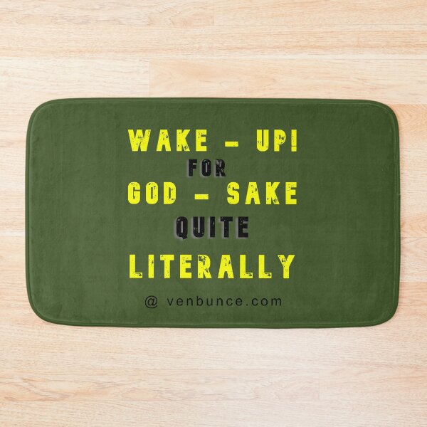 Item preview, Wake Up For God Sake designed and sold by AlienAlmanac.