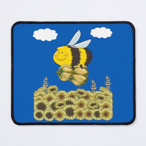 Item preview, Ukraine Bee & Halloween Pumpkin Autumn Sunflowers Thanksgiving  designed and sold by r-silver.