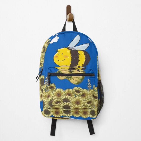 Item preview, Ukraine Bee & Halloween Pumpkin Autumn Sunflowers Thanksgiving  designed and sold by r-silver.