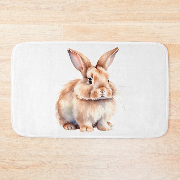 Item preview, Fluffy Bunny In Watercolor Style designed and sold by Adelberton.