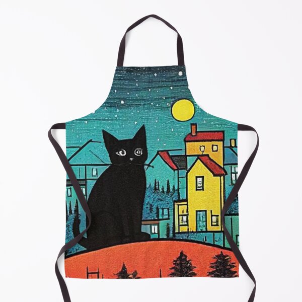 Item preview, Black Cat at night 3 designed and sold by George Hutton Hunter.