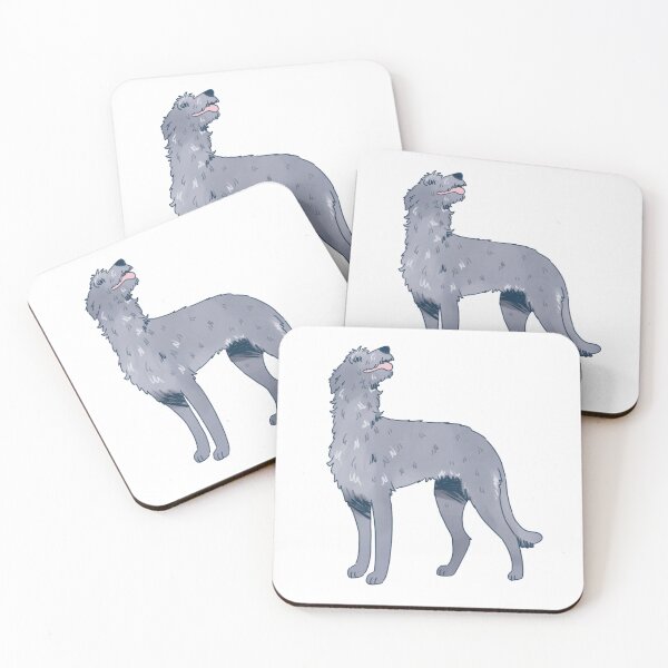 Item preview, Scottish Deerhound cute Illustration designed and sold by Yaragold.