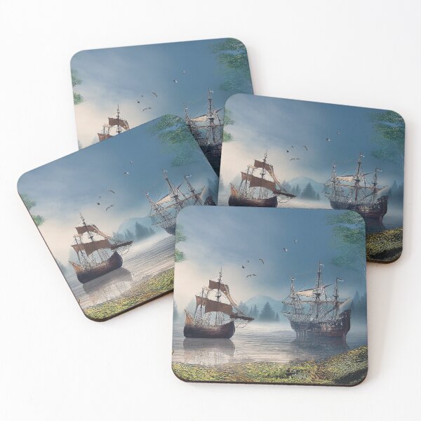 Item preview, Mystic Harbor: An Enchanting Nautical Escape designed and sold by MDKey DESIGN.