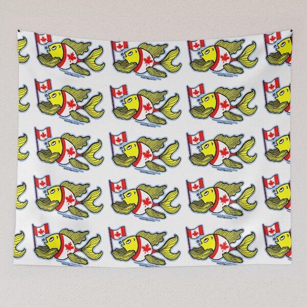 Item preview, Canada Fish, Fish holdign Canadian Fish  designed and sold by FabSpark.