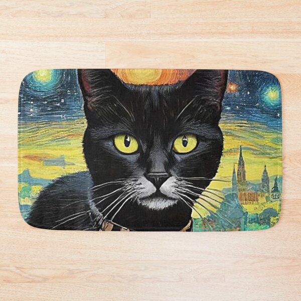 Item preview, Black Cat at night 5 designed and sold by George Hutton Hunter.