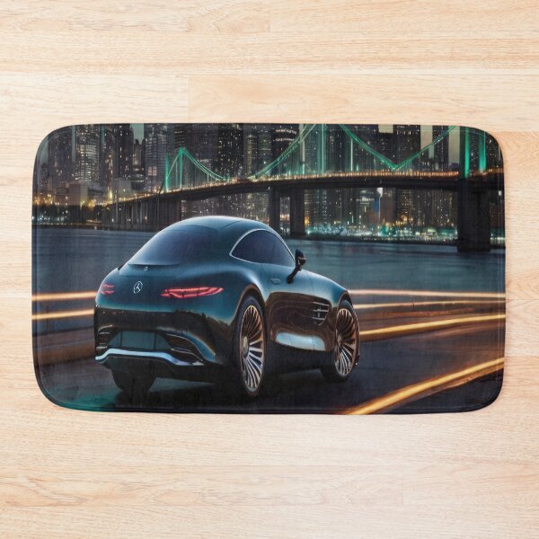 Item preview, wallpaper in the city Mercedes Benz car Rear view designed and sold by Expressions-Sel.