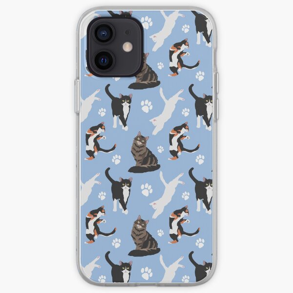 Cat pattern iPhone Soft Case