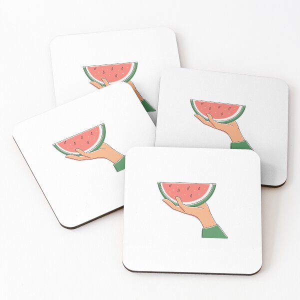 Item preview, A hand holding sliced watermelon fruit designed and sold by rasagamastore.