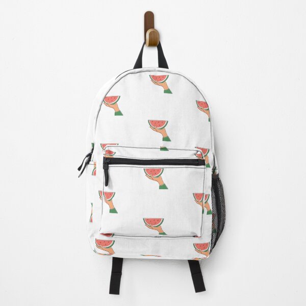 Item preview, A hand holding sliced watermelon fruit designed and sold by rasagamastore.