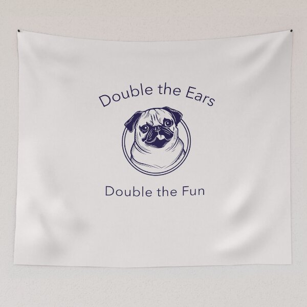 Item preview, Double the Ears Double the Fun Frenchie Pug Frug designed and sold by SvenJ94.